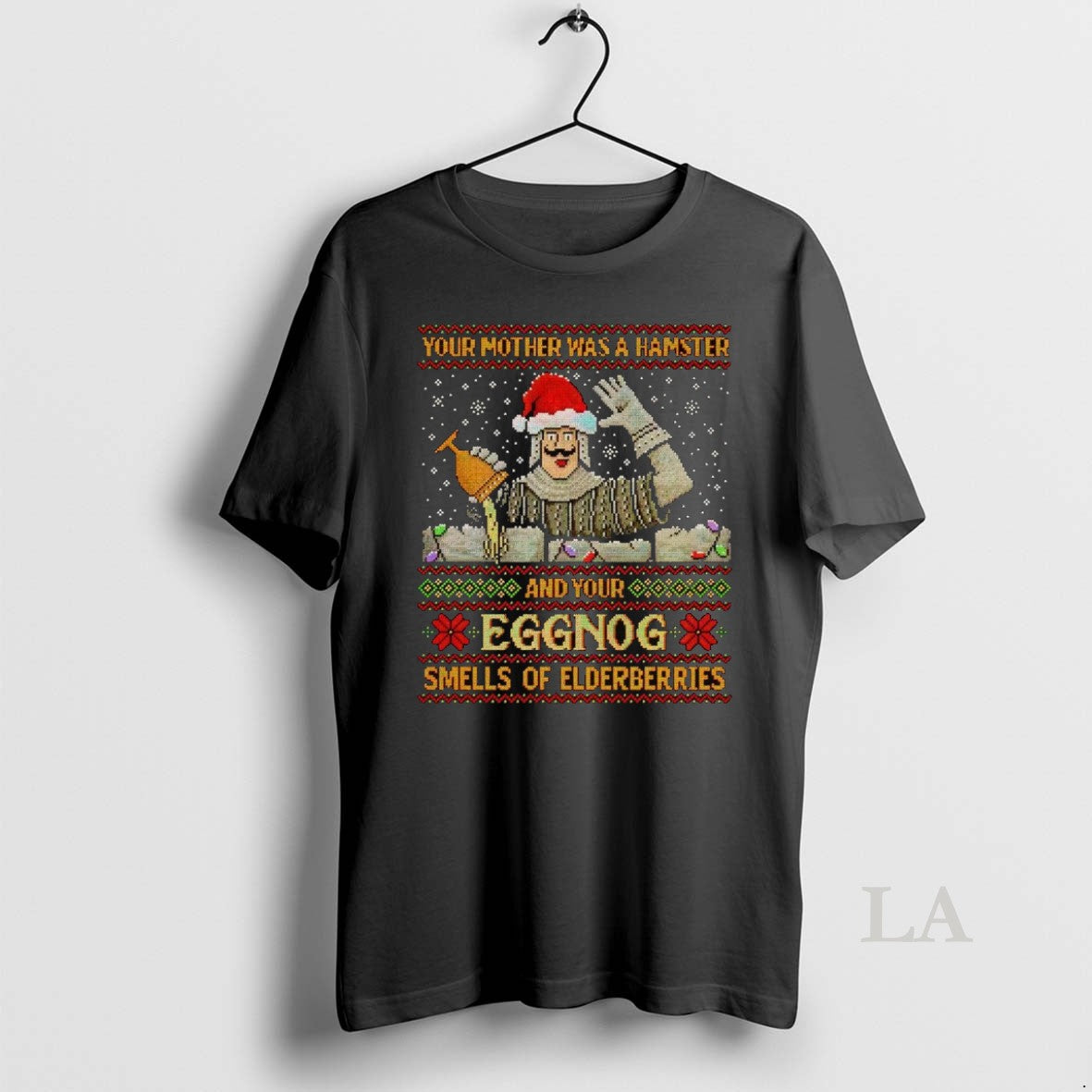 Original Your Mother Was A Hamster Your Eggnog Smells Of Elderberries Christmas T-Shirts, Hoodie, Sweatshirt