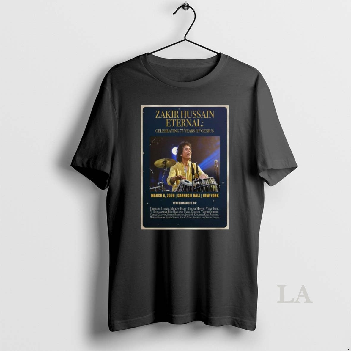 Original Zakir Hussain Carnegie Hall Ny March 06 2026 Long Sleve T-Shirts, Hoodie, Sweatshirt | InkNestWear.com
