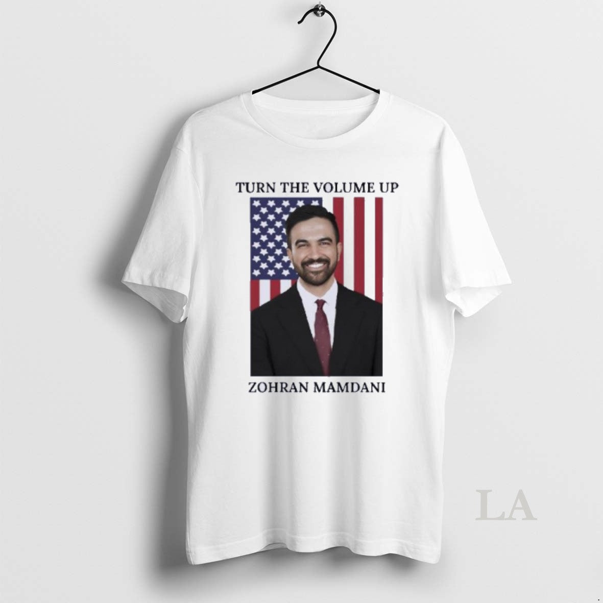Original Zohran Mamdani Turn The Volume Up Photo T-Shirts, Hoodie, Sweatshirt | InkNestWear.com