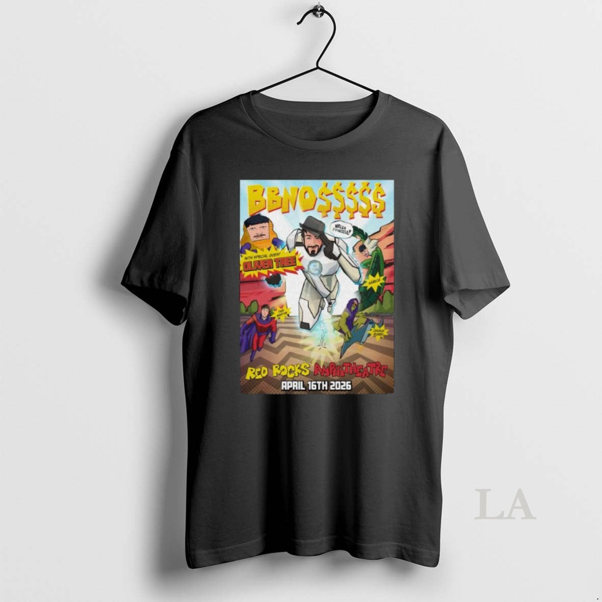 Original Bbno April 16 2026 Red Rocks Amphitheatre Morrison Long Sleve T-Shirts, Hoodie, Sweatshirt | InkNestWear.com