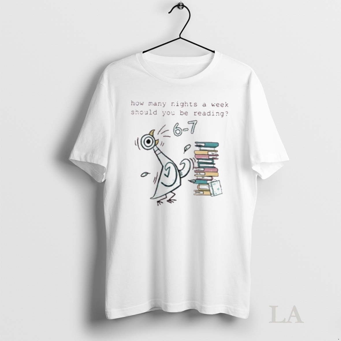 Original Bird How Many Nights A Week Should You Be Reading 6 7 T-Shirts, Hoodie, Sweatshirt | InkNestWear.com