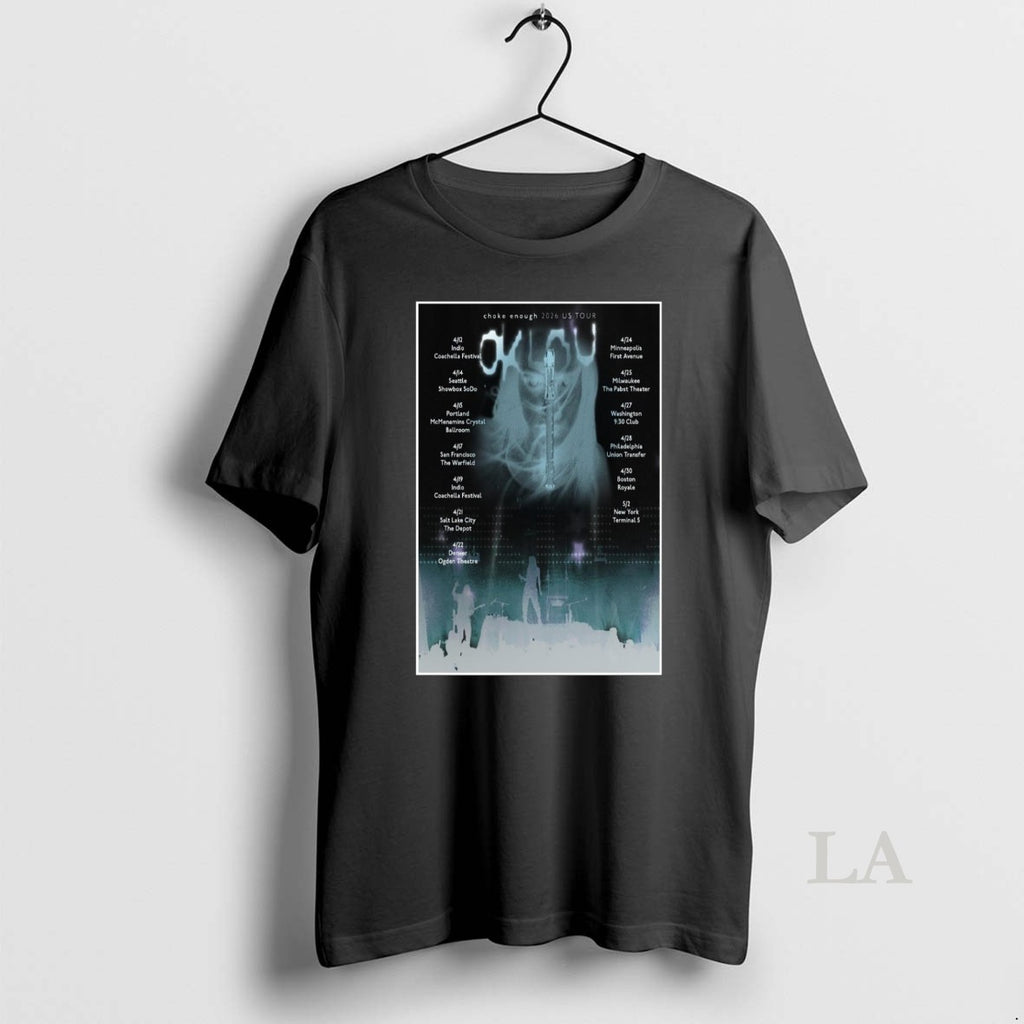 Original Oklou Choke Enough 2026 Us Tour T-Shirts, Hoodie, Sweatshirt | InkNestWear.com