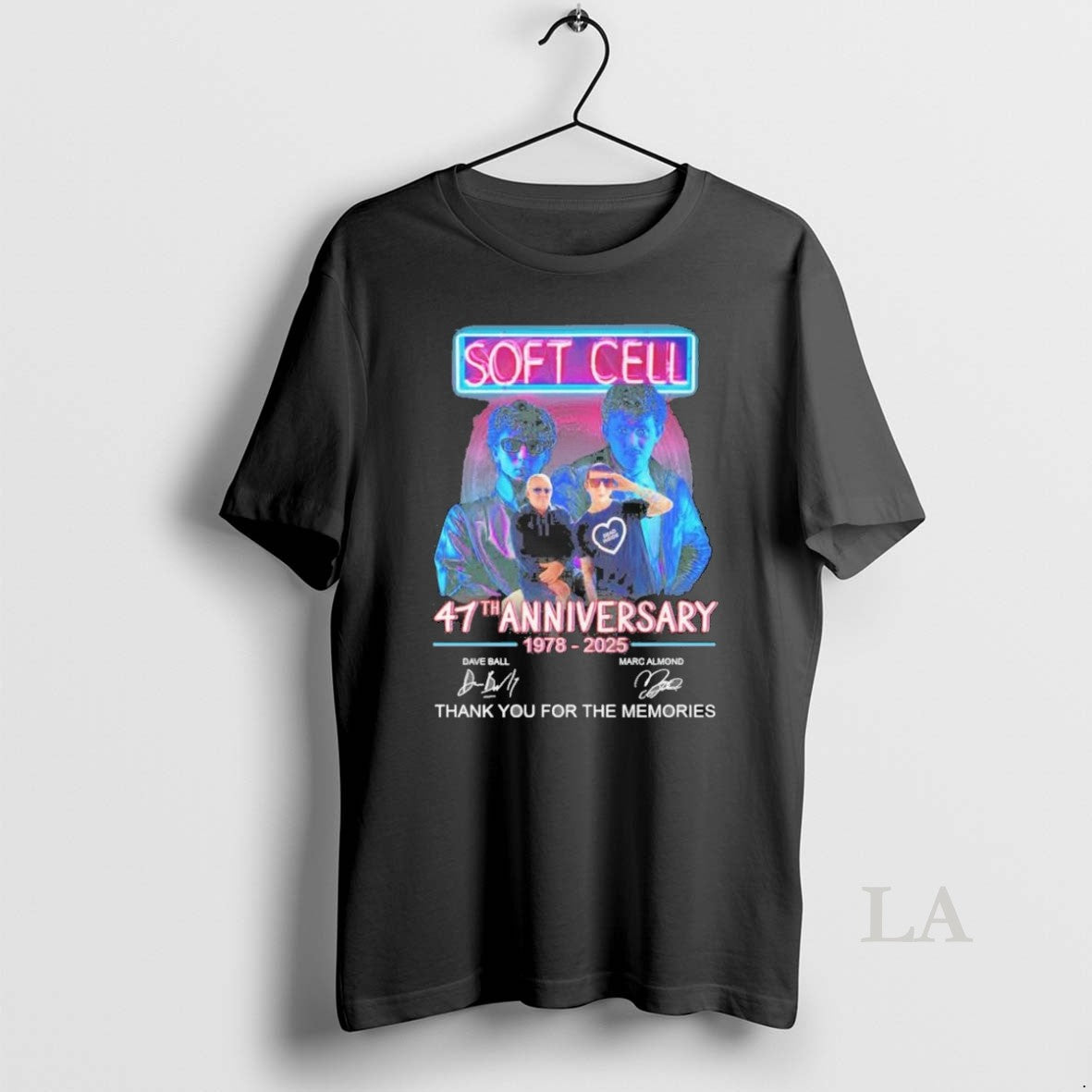 Original Soft Cell 41th Anniversary 1978 2025 Thank You Memories Signatures T-Shirts, Hoodie, Sweatshirt