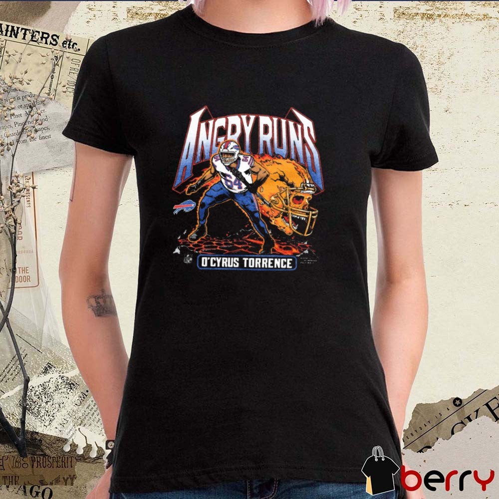 Angry Runs 2025 Bills O’Cyrus Torrence Buffalo Bills NFL t-shirt