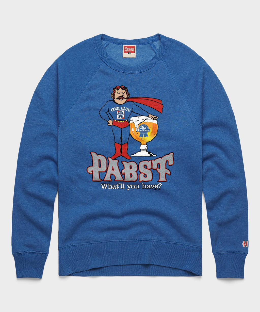 Pabst Cool Blue Crewneck