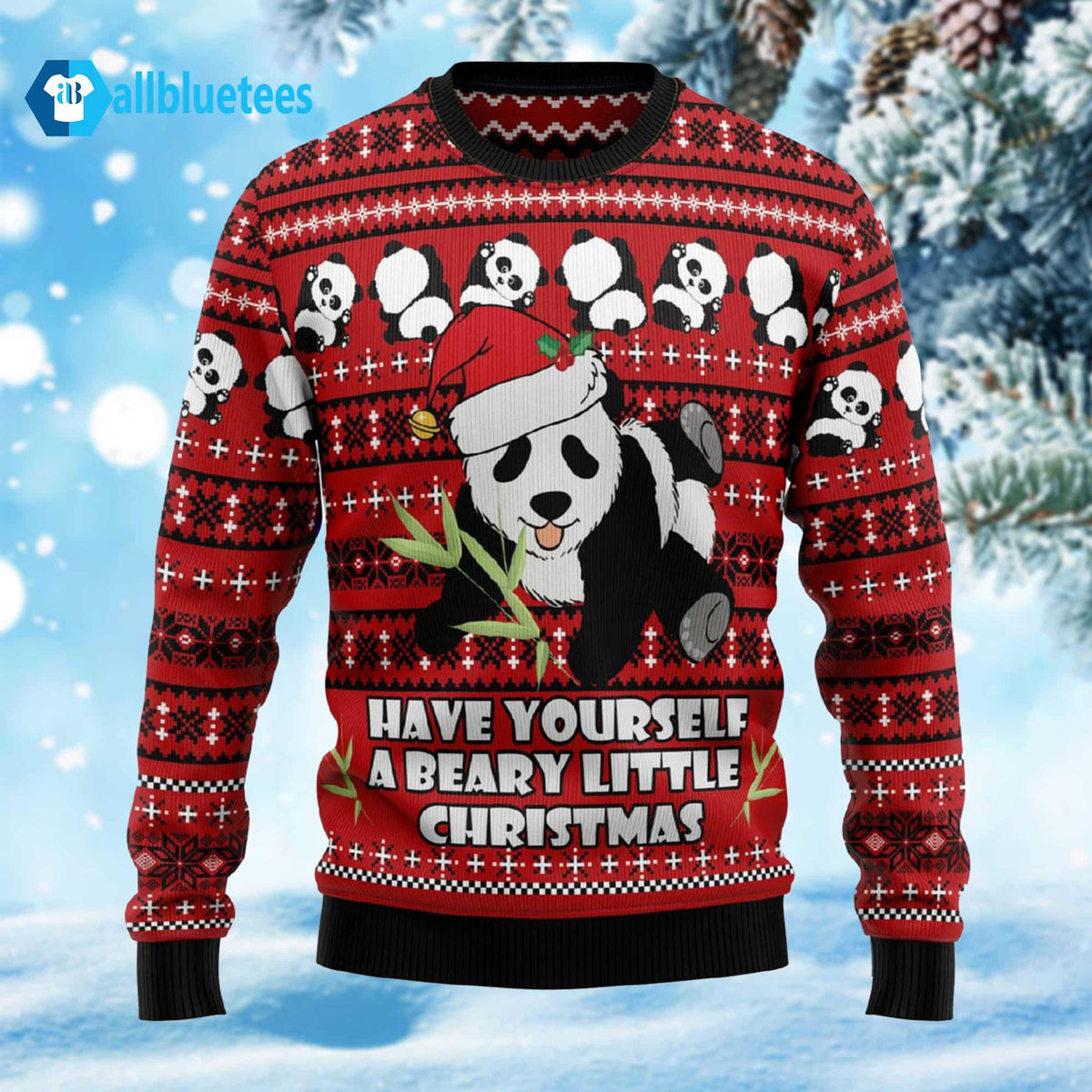 Panda Christmas Ugly Christmas Sweater
