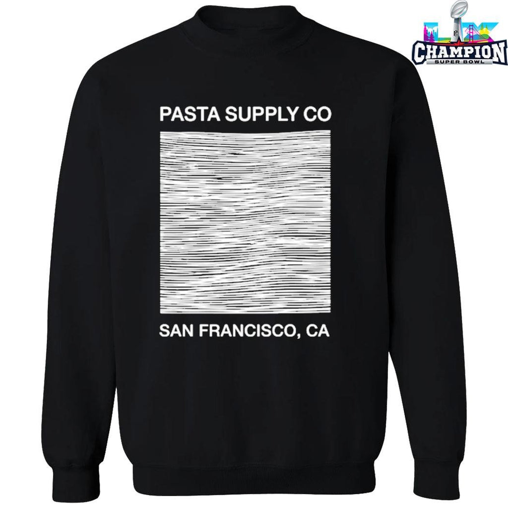 Pasta Supply Co San Francisco Unknown Pleasures Shirt