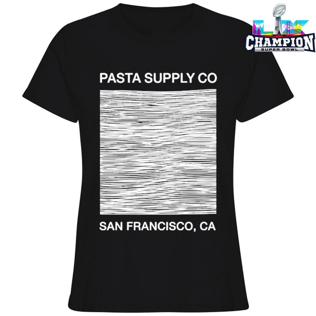 Pasta Supply Co San Francisco Unknown Pleasures Shirt