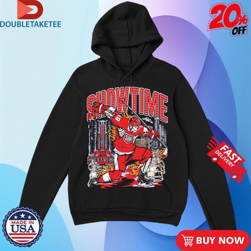 Patrick Kane Showtime Sana Detroit Red Wings NHL Skeleton Trophy Shirts