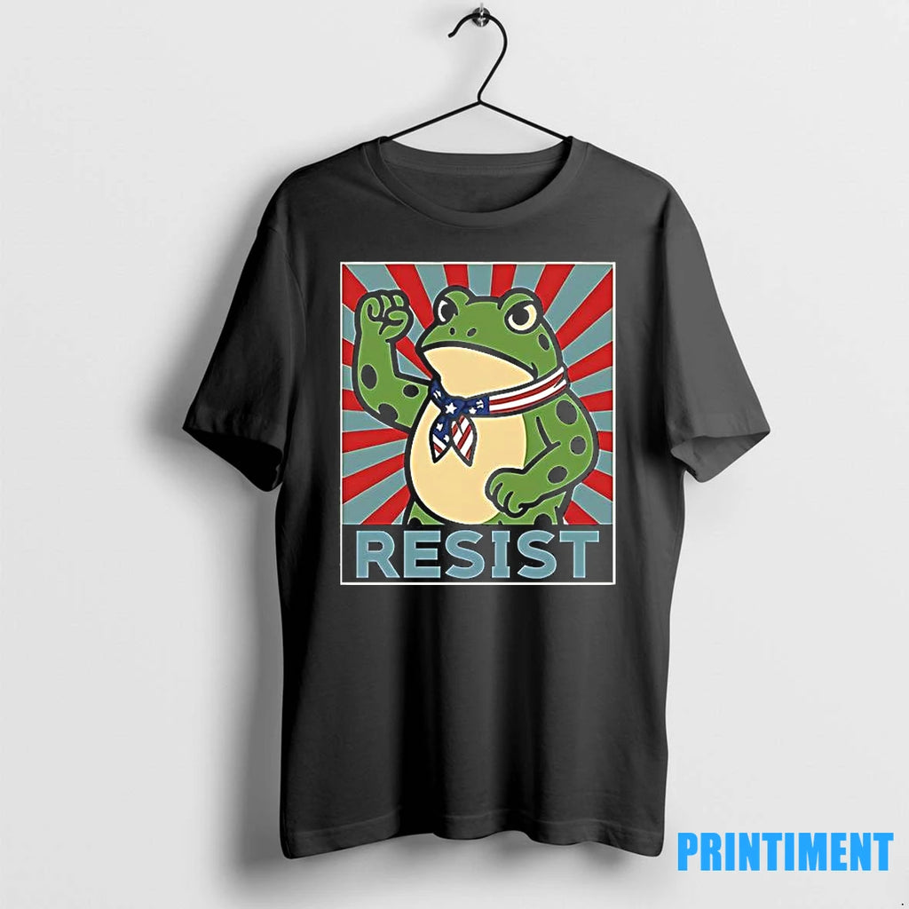 Patriotic Activist Tee Resist Frog American Flag Tshirts Sweater