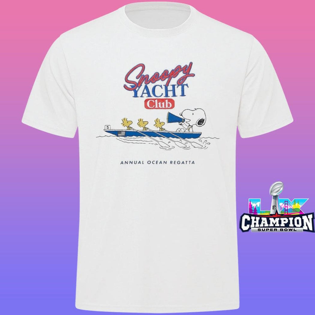 Peanuts Snoopy Yacht Club Annual Ocean Regatta Shirt