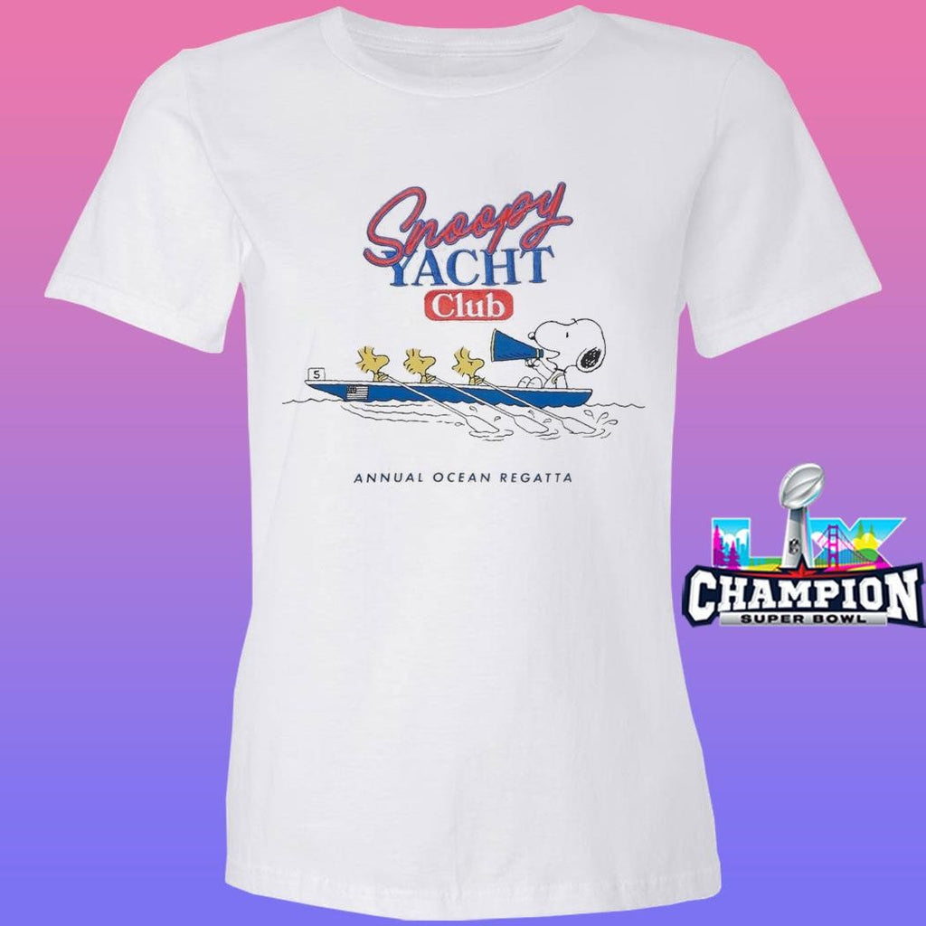 Peanuts Snoopy Yacht Club Annual Ocean Regatta Shirt