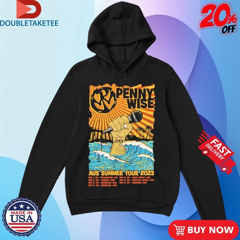 Pennywise Aus Summer 2023 Tour Shirts
