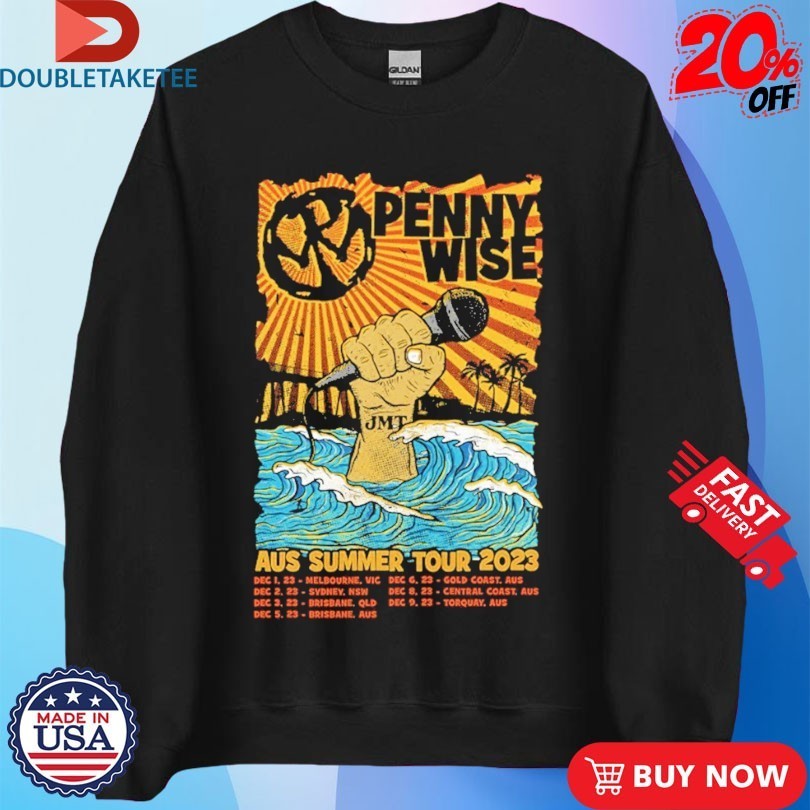 Pennywise Aus Summer 2023 Tour Shirts