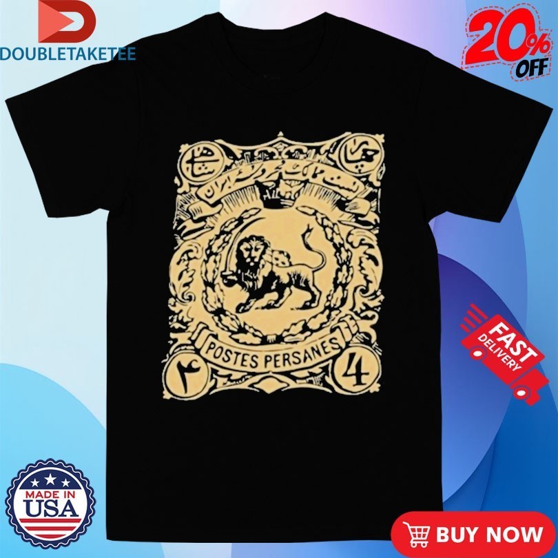 Persian Lion Stamp Iranian Heritage Shirts