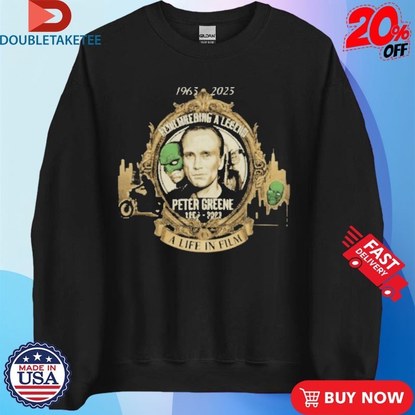 Peter Greene Memorial 1965-2025 A Life In Film Shirts