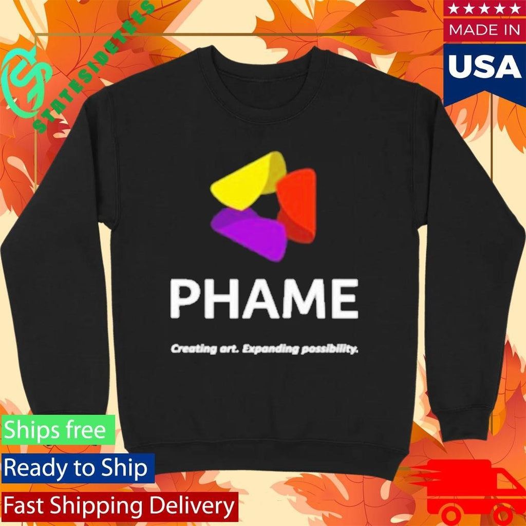 Phame Logo Creating Art Expanding Possibility Shirt