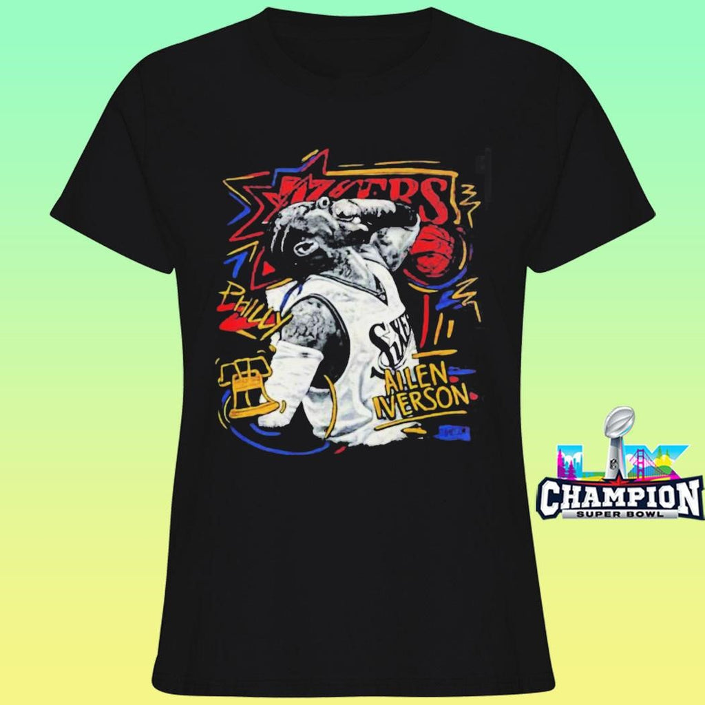 Philadelphia 76ers Vj Edgecombe X Allen Iverson Shirt