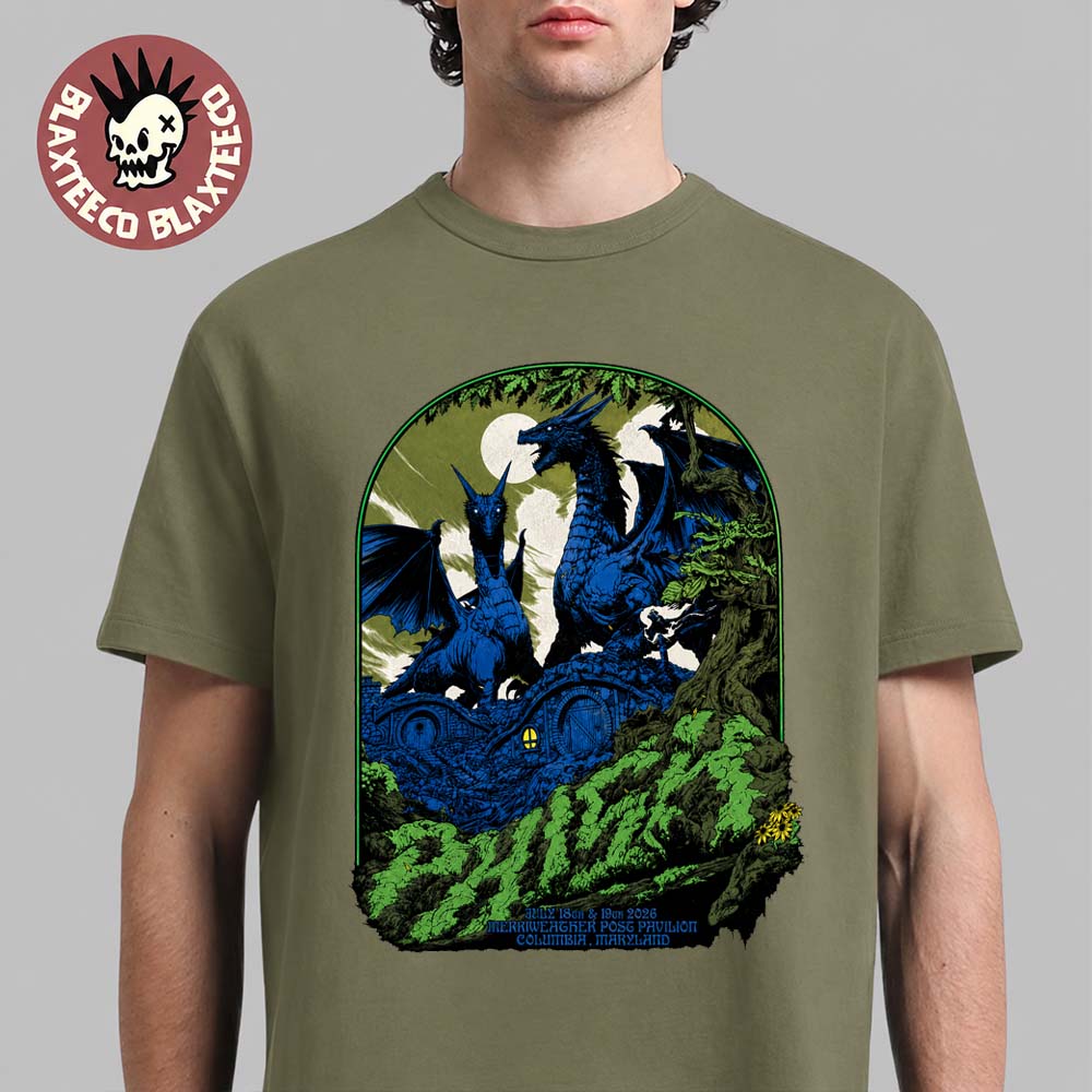 Phish Dry Goods Columbia Maryland 2026 Exclusive Event Tee At Merriweather Post Pavilion On July 18 And 19 2026 T-Shirt
