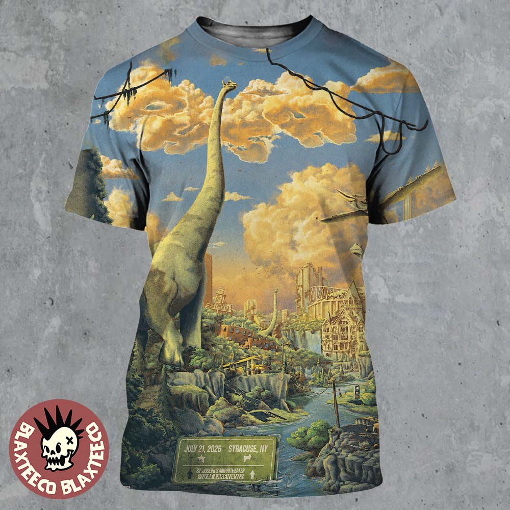 Phish Dry Goods Syracuse New York 2026 Event Poster On July 21 2026 All Over Print Shirt