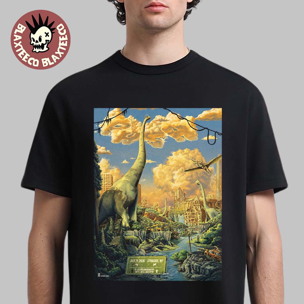 Phish Dry Goods Syracuse New York 2026 Event Poster On July 21 2026 Unisex T-Shirt