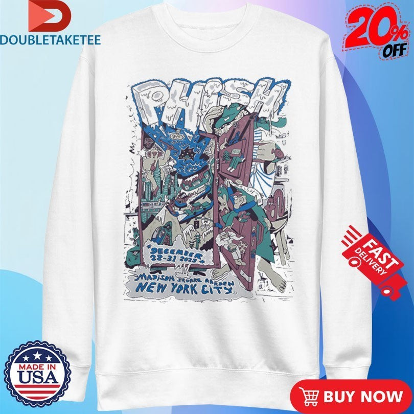 Phish In New York City At Madison Square Garden On December 28-30 2025 Shirts