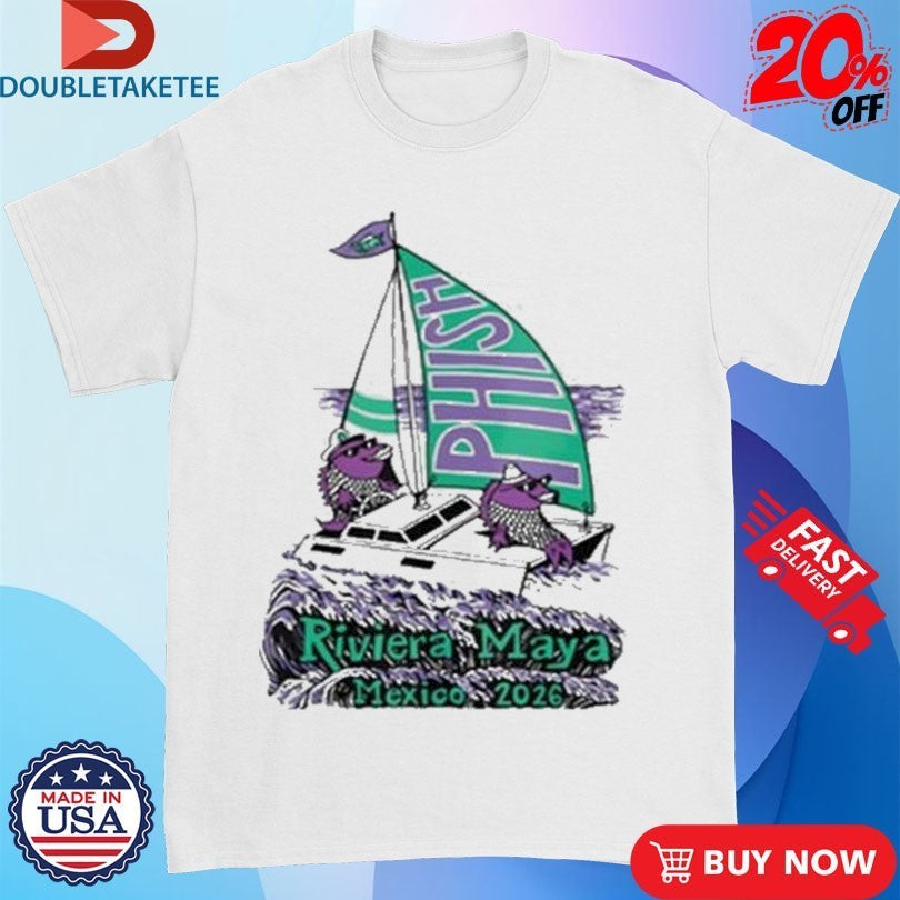 Phish Riviera Maya Pollock Waves Mexico 2026 Shirts
