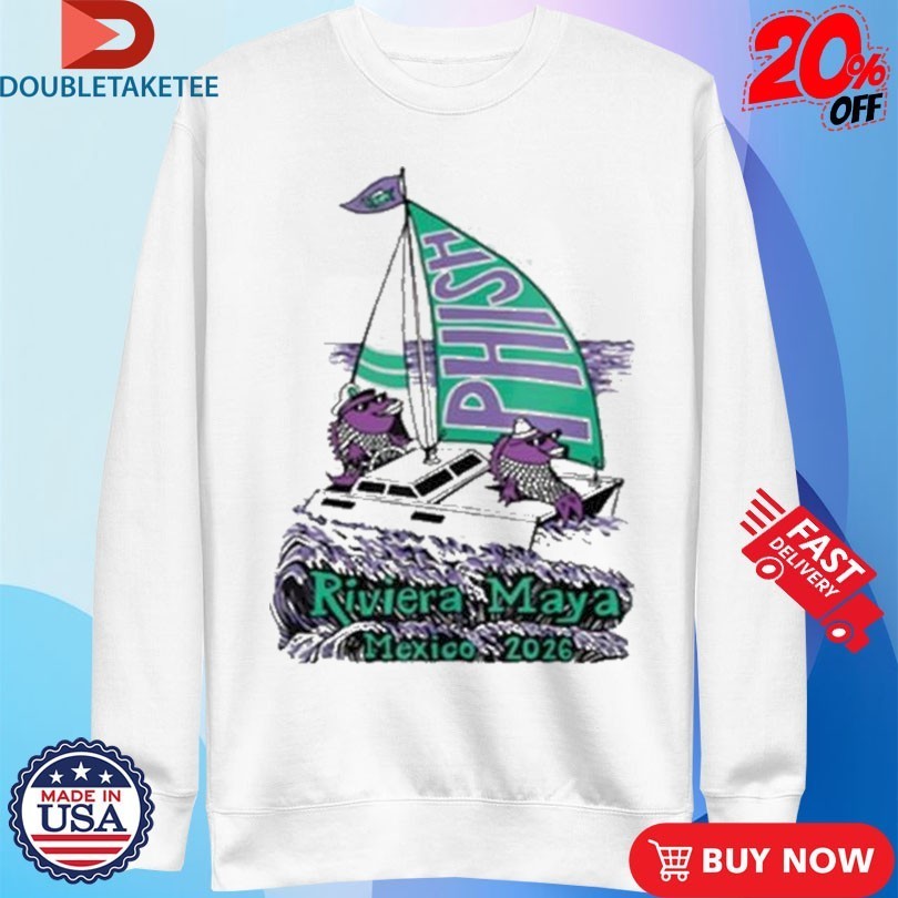 Phish Riviera Maya Pollock Waves Mexico 2026 Shirts