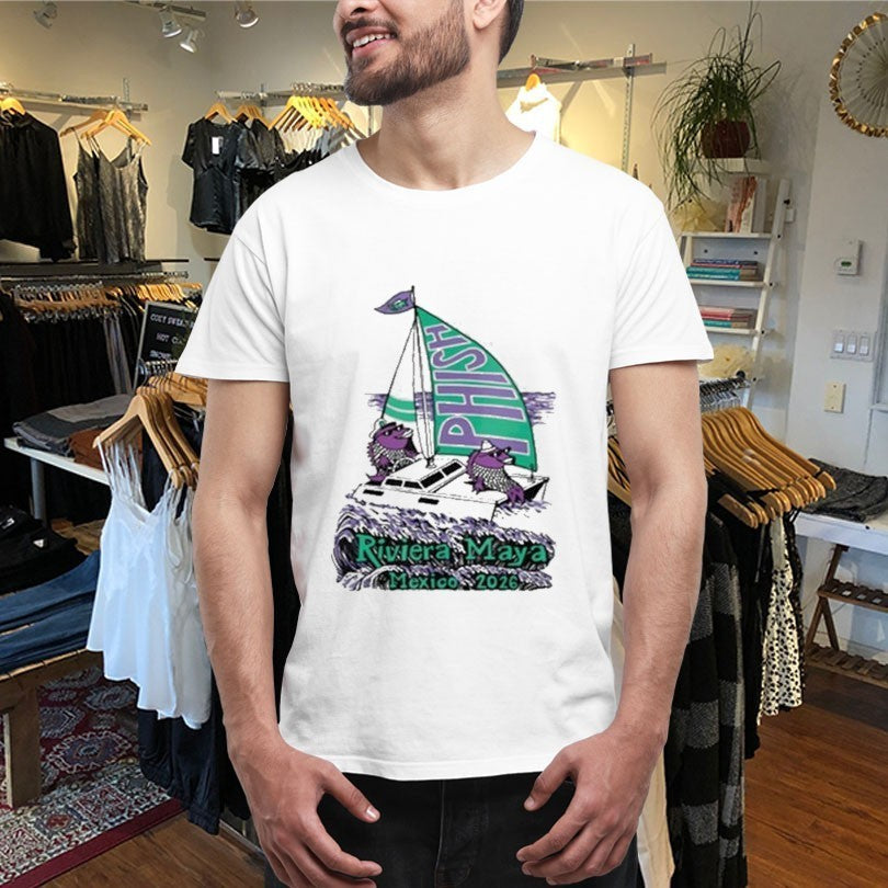 Phish Riviera Maya Pollock Waves Mexico 2026 Shirts