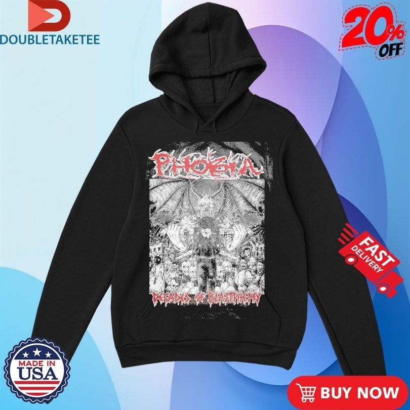 Phobia Decades Of Blastphemy Shirts