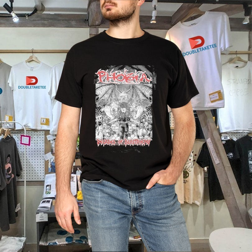 Phobia Decades Of Blastphemy Shirts