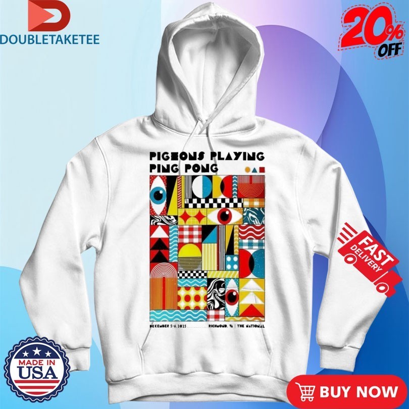 Pigeons Playing Ping Pong Richmond Virginia Event At The National On December 5-6 2025 Eyes Shirts