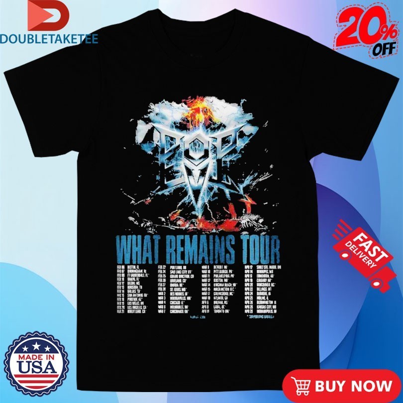 Pop Evil What Remains Tour 2026 Dates Shirts