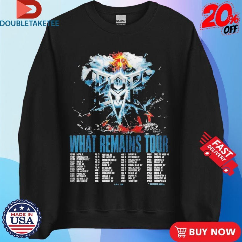 Pop Evil What Remains Tour 2026 Dates Shirts