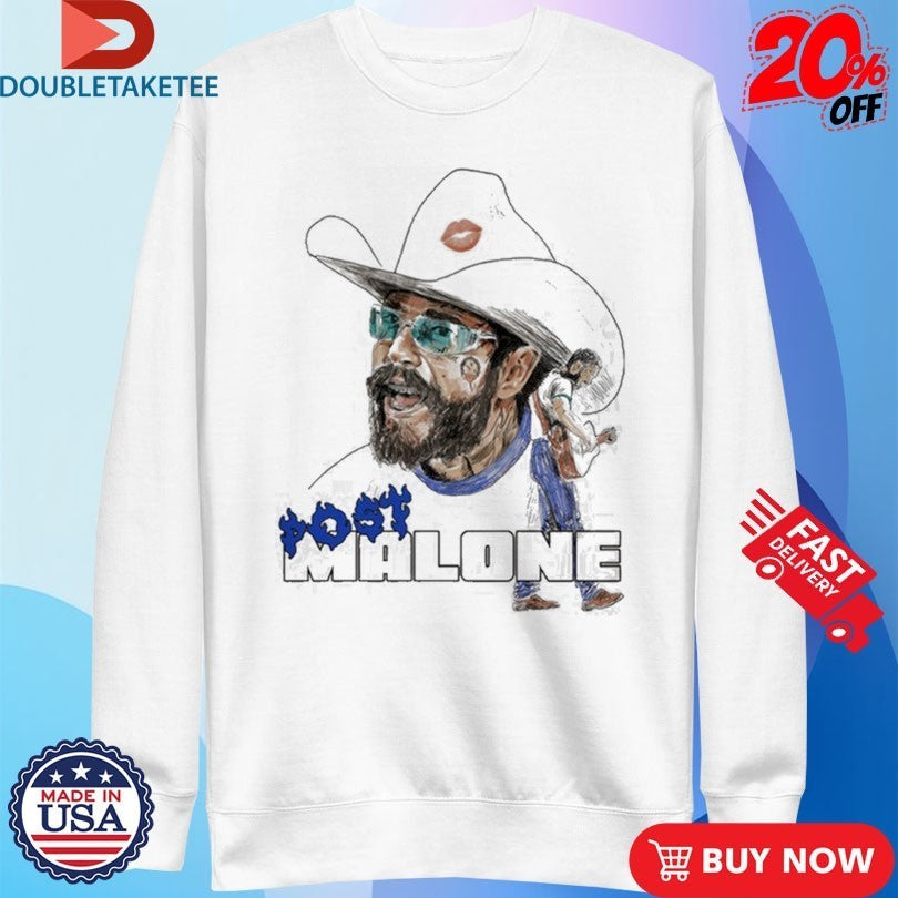 Post Malone Blue Flame Shirts
