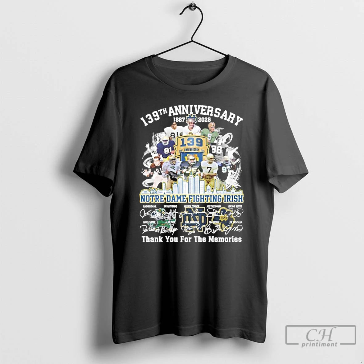 Premium 139th Anniversary 1887 2026 Notre Dame Fighting Irish Teams T-Shirts, Hoodie, Sweatshirt | InkNestWear.com