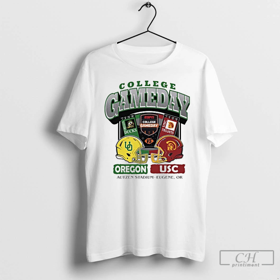 Premium 2025 College Gameday Oregon Vs Usc Football Ticket T-Shirts, Hoodie, Sweatshirt | InkNestWear.com