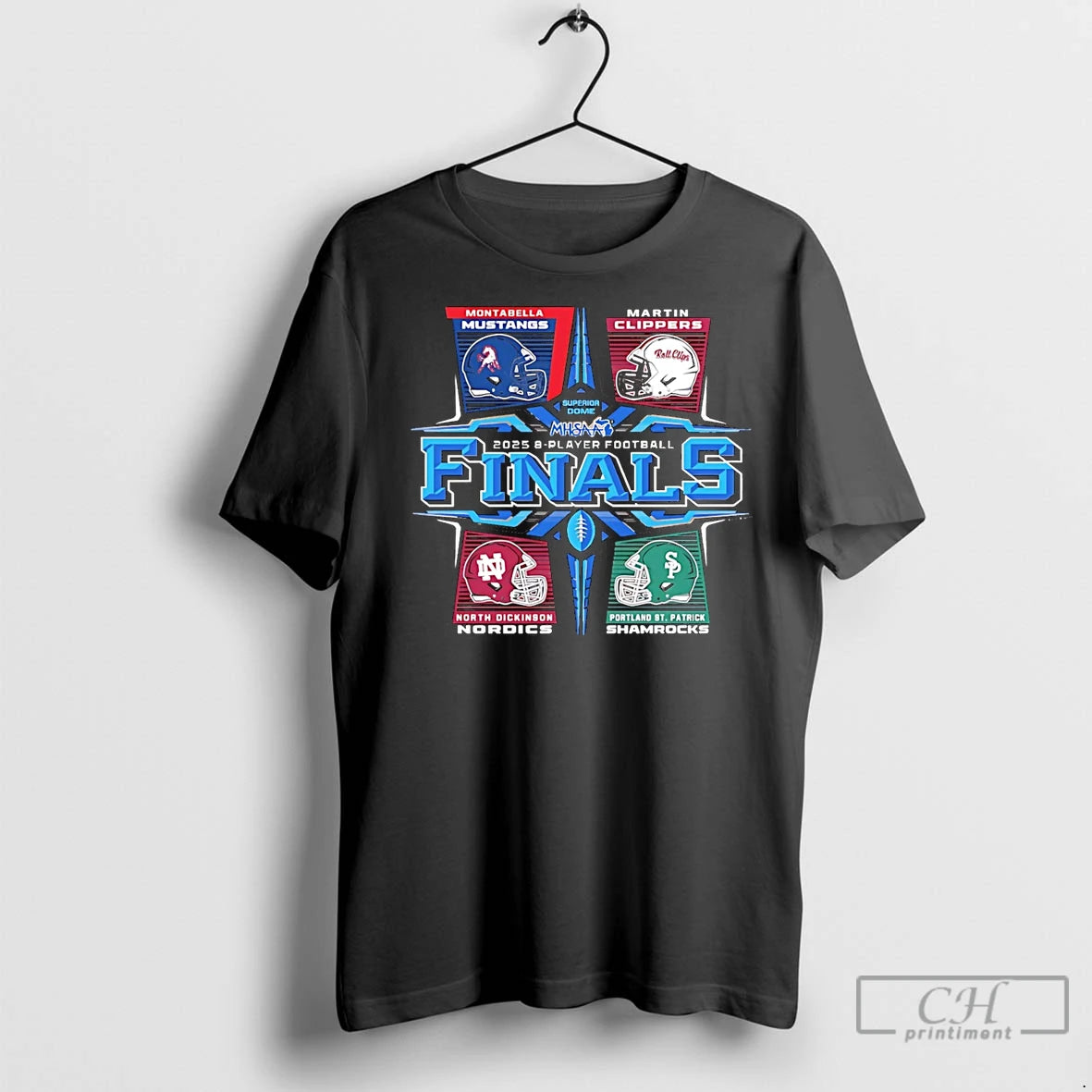 Premium 2025 Mhsaa 8 Player Football Finals Hetmets T-Shirts, Hoodie, Sweatshirt | InkNestWear.com