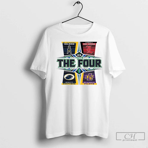 Premium 2025 Mhsaa Football D3 The Four T-Shirts, Hoodie, Sweatshirt | InkNestWear.com