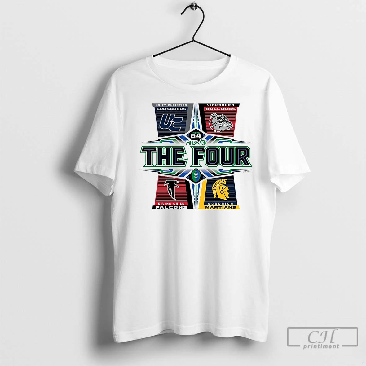 Premium 2025 Mhsaa Football D4 The Four T-Shirts, Hoodie, Sweatshirt | InkNestWear.com