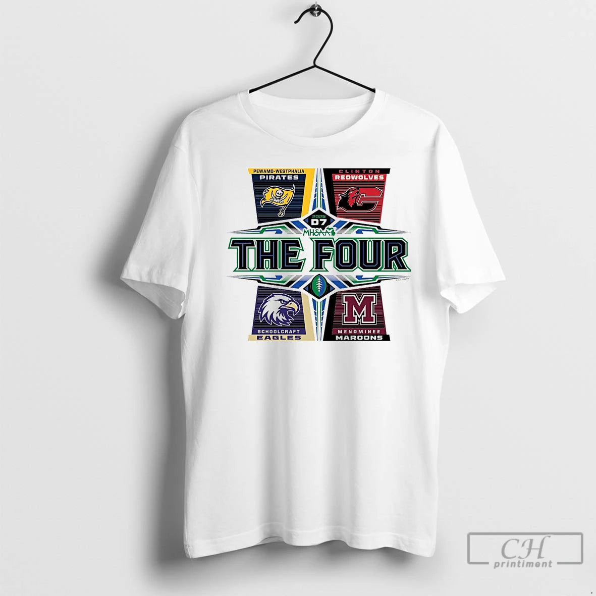Premium 2025 Mhsaa Football D7 The Four T-Shirts, Hoodie, Sweatshirt | InkNestWear.com