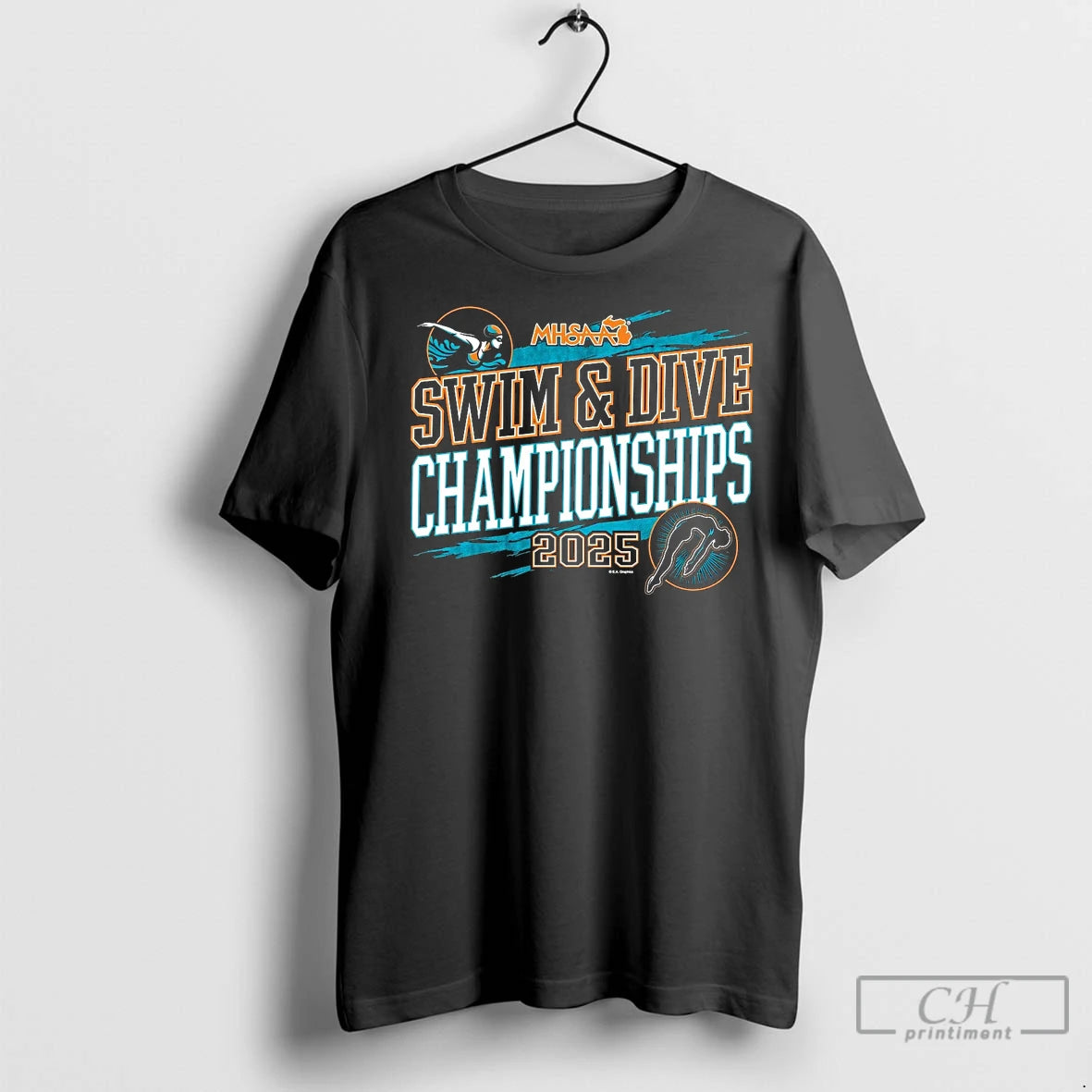 Premium 2025 Mhsaa Girls Swim Dive Championships T-Shirts, Hoodie, Sweatshirt | InkNestWear.com