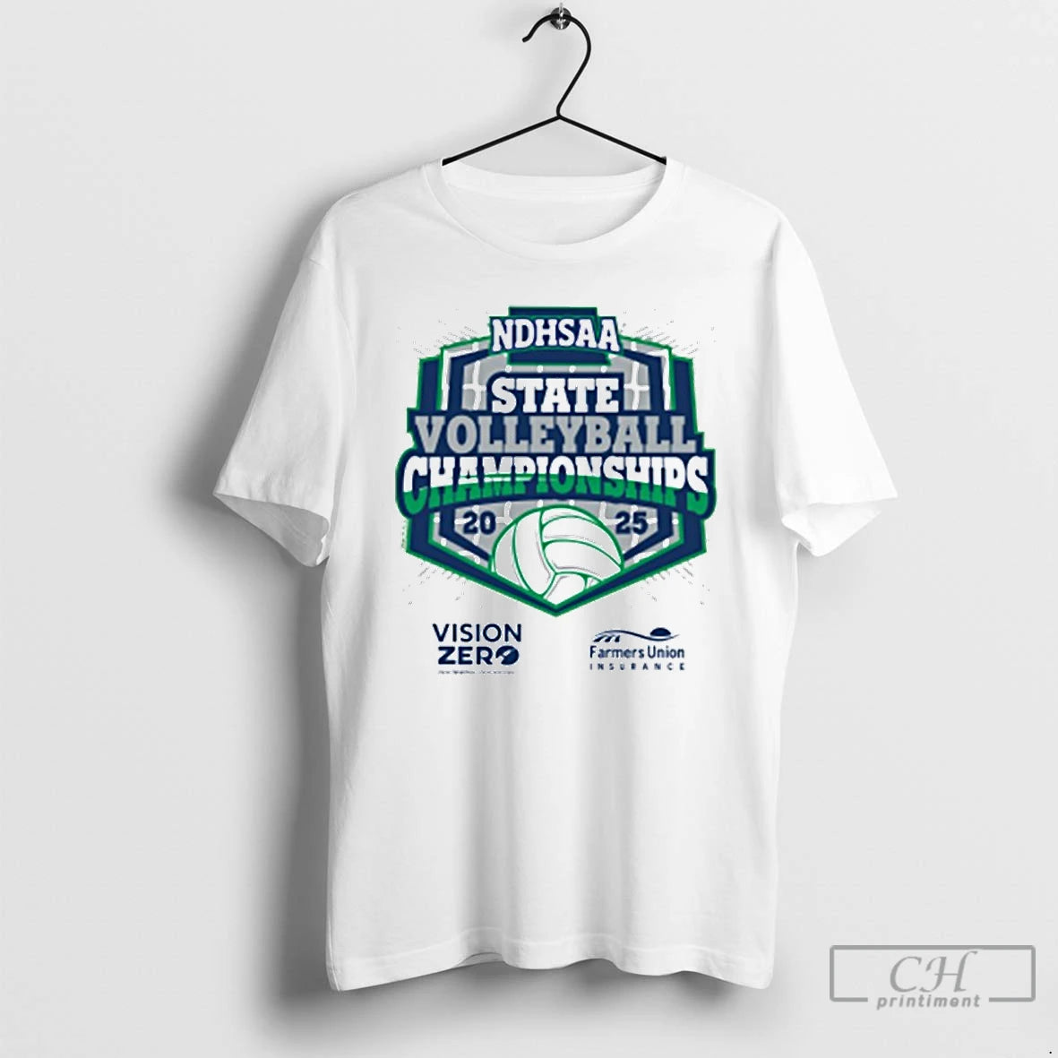 Premium 2025 Ndhsaa State Volleyball Championship T-Shirts, Hoodie, Sweatshirt | InkNestWear.com