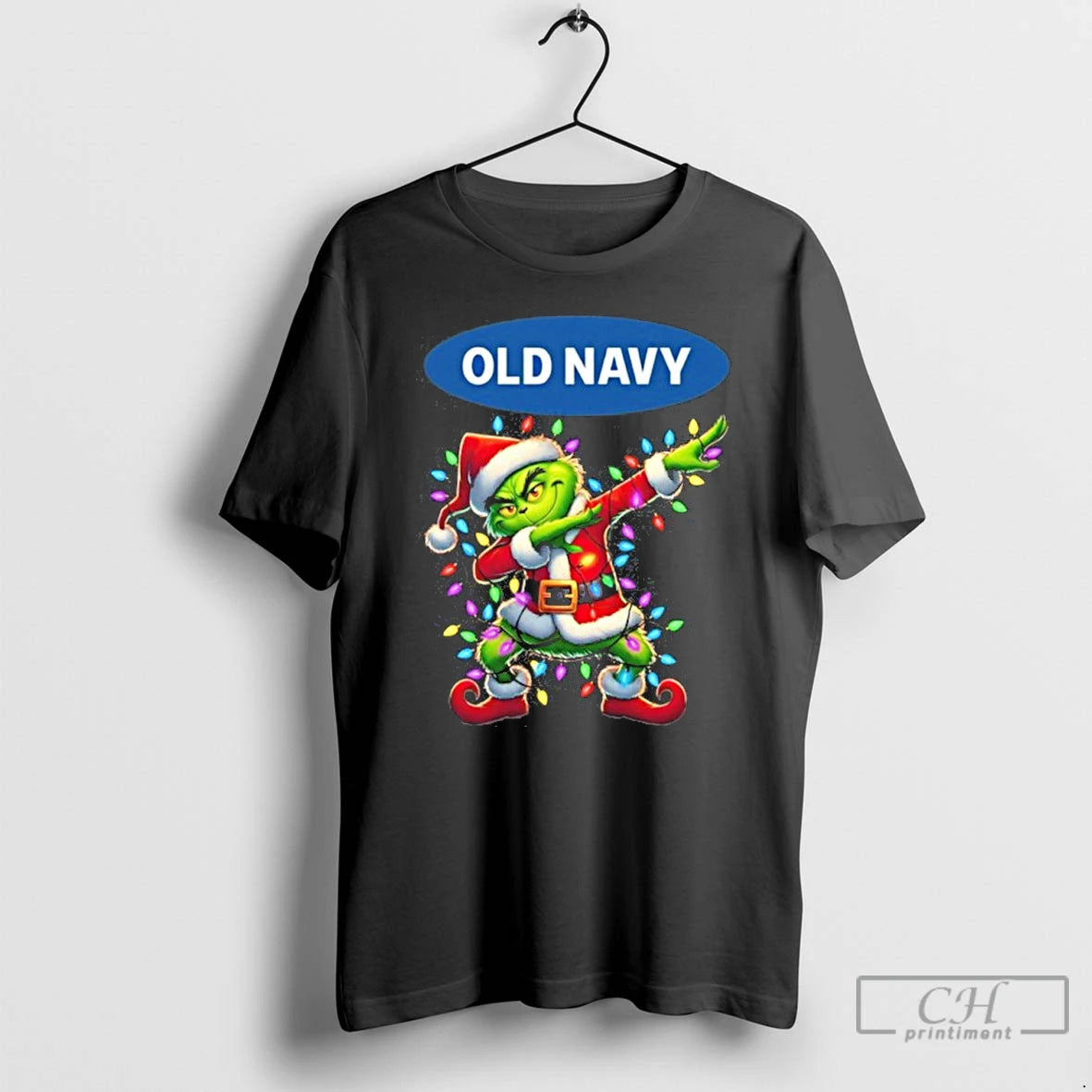 Premium 2025 Old Navy X Santa Grinch Dabbing Light T-Shirts, Hoodie, Sweatshirt | InkNestWear.com