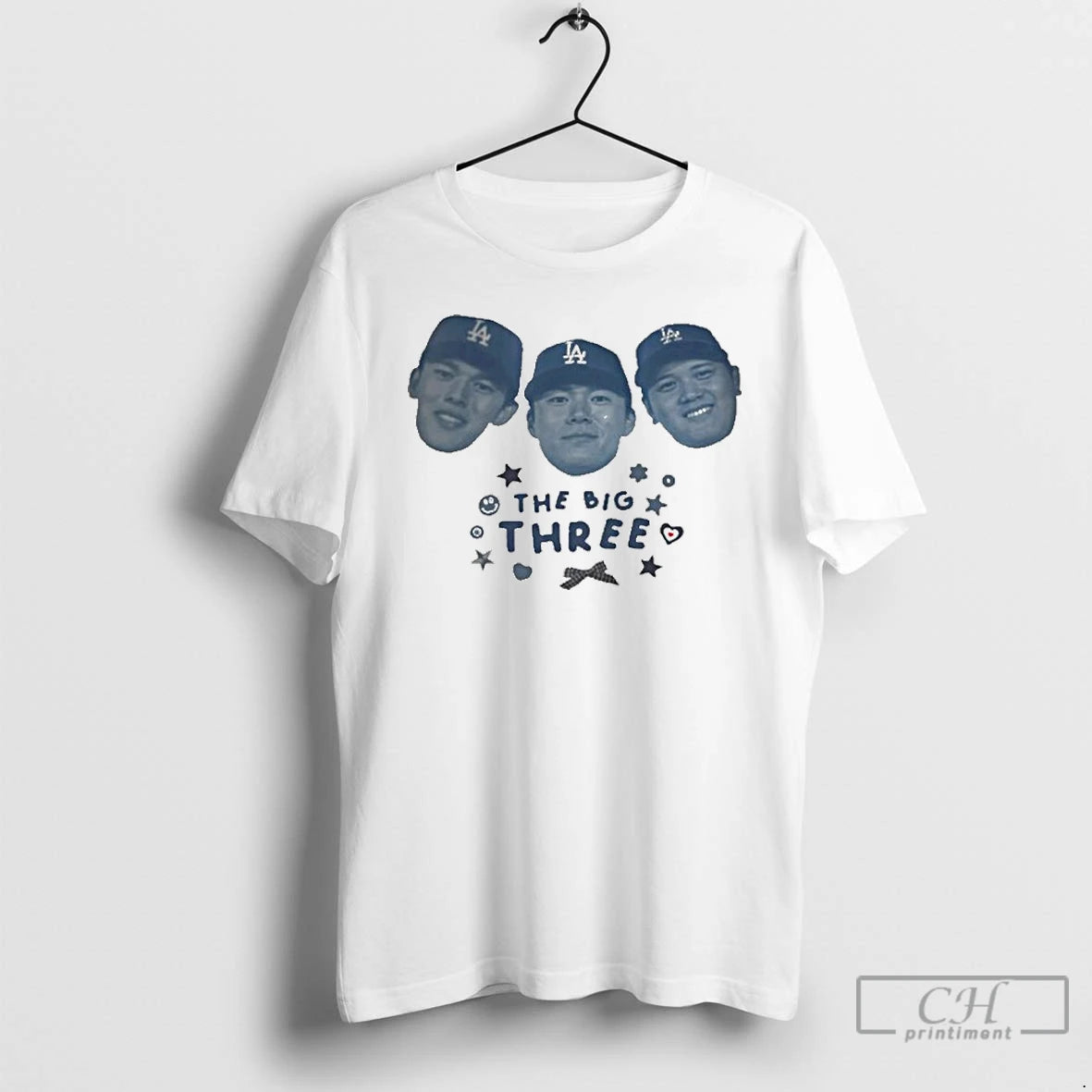 Premium 2025 The Big Three La Baseball T Shirts Hoodie, Sweatshirt | InkNestWear.com