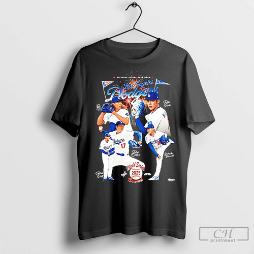 Premium 2025 World Champions Los Angeles Dodgers Signatures Graphic T-Shirts, Hoodie, Sweatshirt | InkNestWear.com