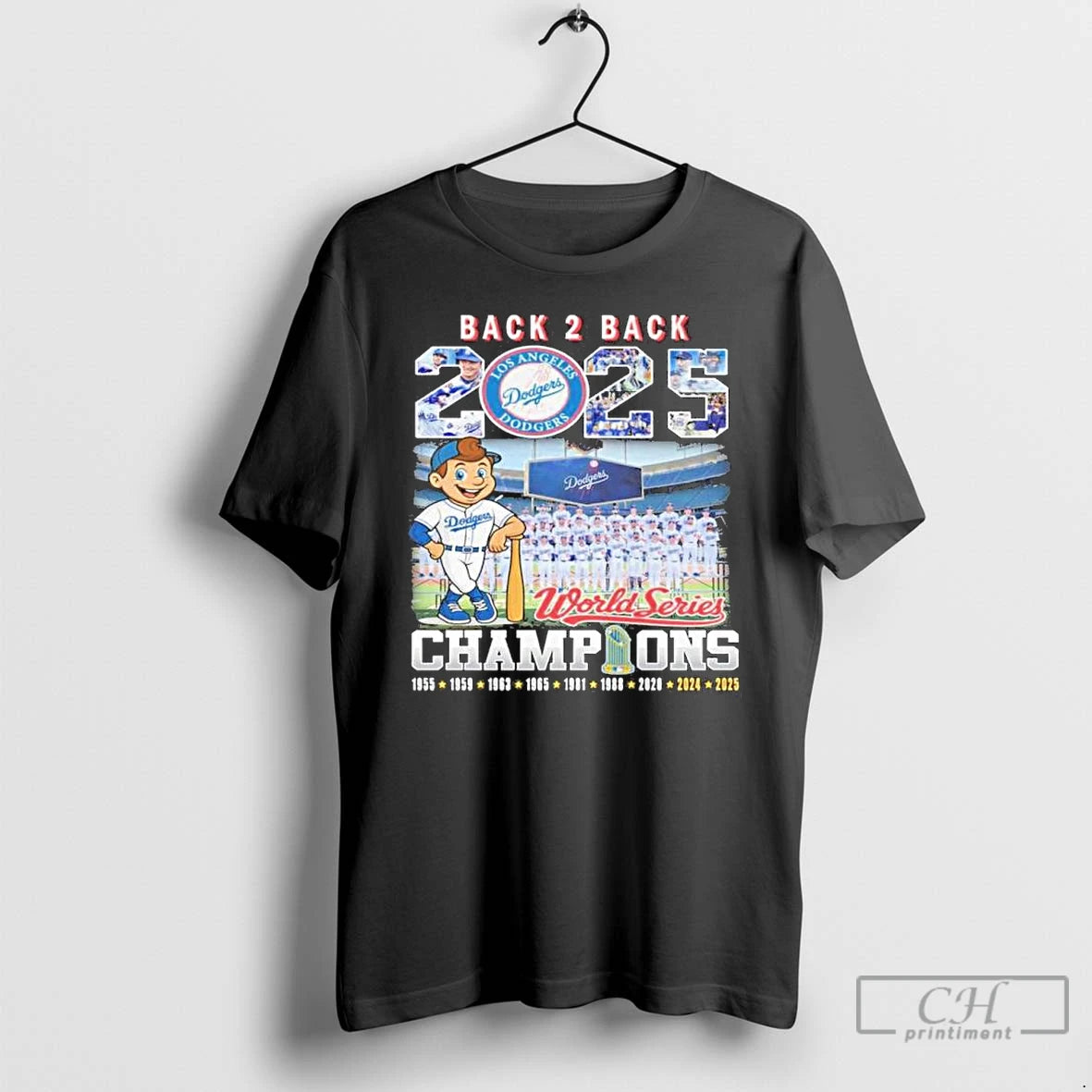 Premium 2025 World Series Back 2 Back Champions Los Angeles Dodgers T Shirts Hoodie, Sweatshirt | InkNestWear.com
