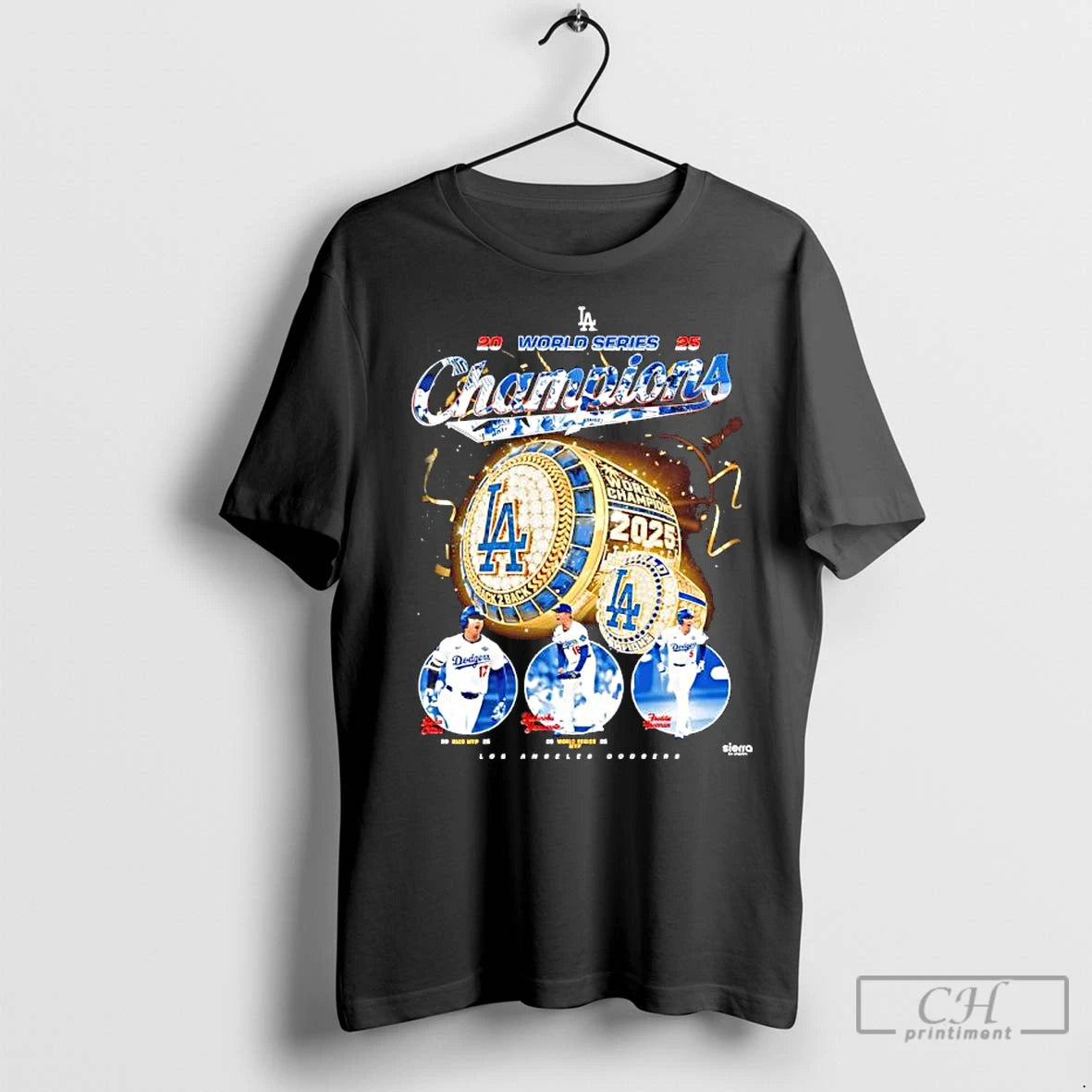 Premium 2025 World Series Champions Los Angeles Dodgers Big 3 Ring T-Shirts, Hoodie, Sweatshirt | InkNestWear.com