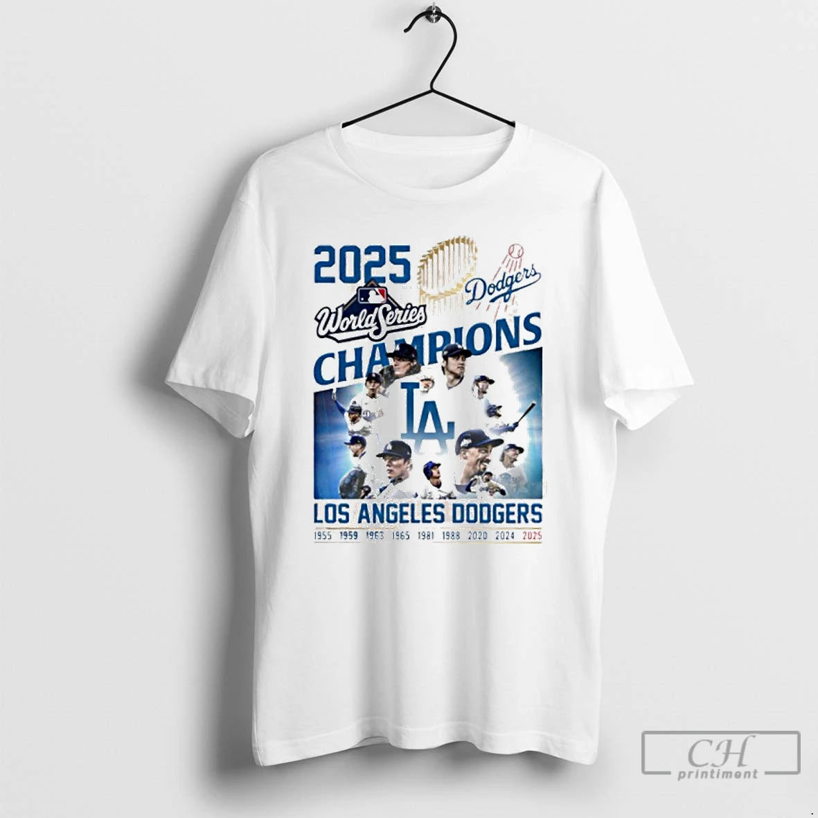 Premium 2025 World Series Champions Team Player Los Angeles Dodgers T Shirts Hoodie, Sweatshirt | InkNestWear.com