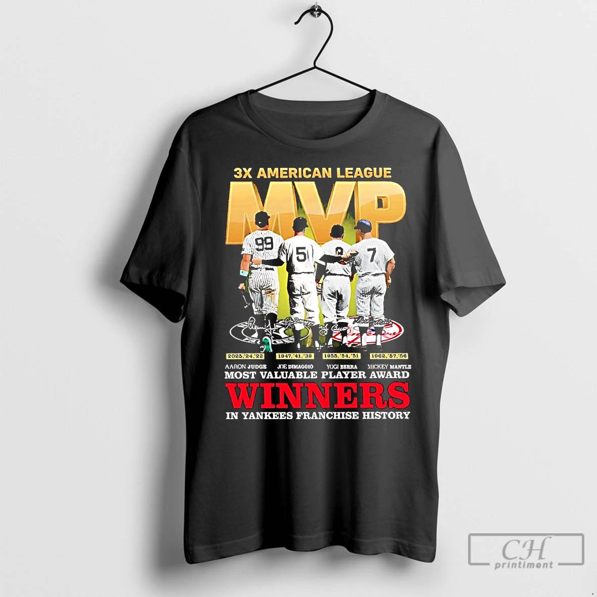 Premium 3x American League Mvp Winners In Yankees Franchise History T-Shirts, Hoodie, Sweatshirt | InkNestWear.com